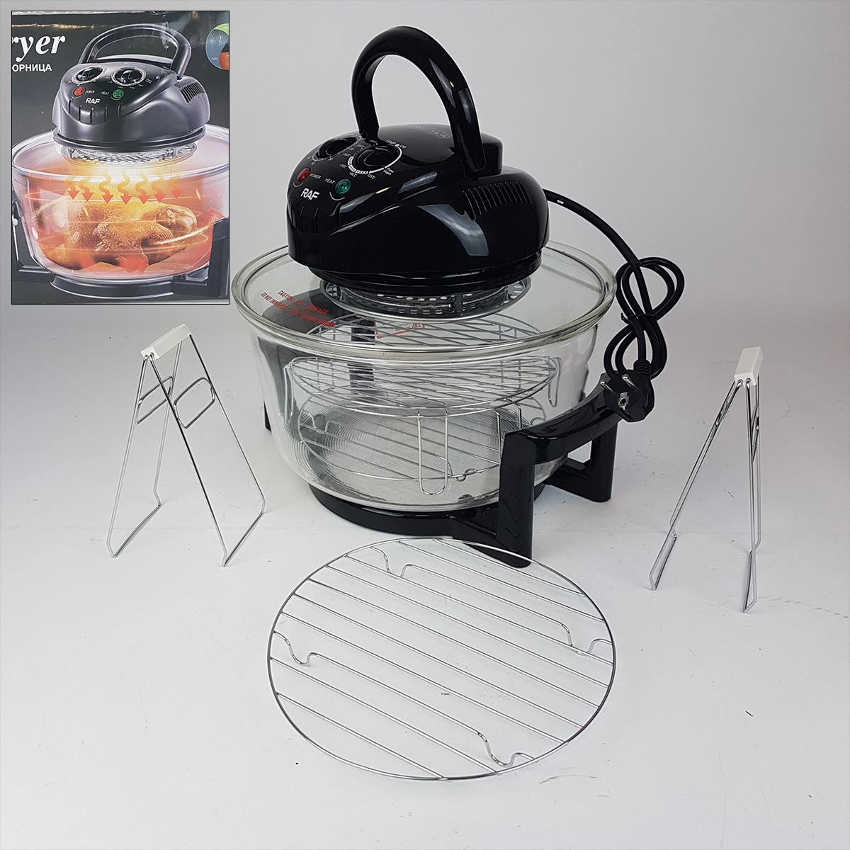 AirFryer pećnica na vrući zrak 12L Front 1