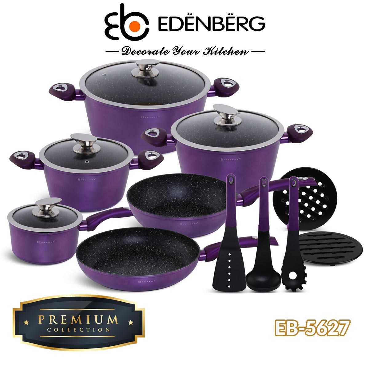 Edenberg set posuđa 15 dijelni set - Premium 5627 Front 1