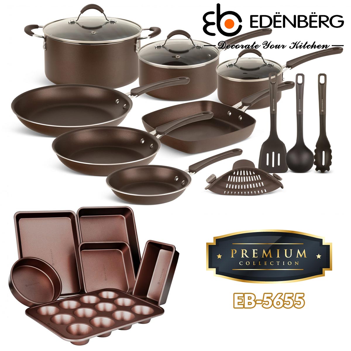Edenberg set posuđa 20 dijelni set - Premium 5655 Front 1
