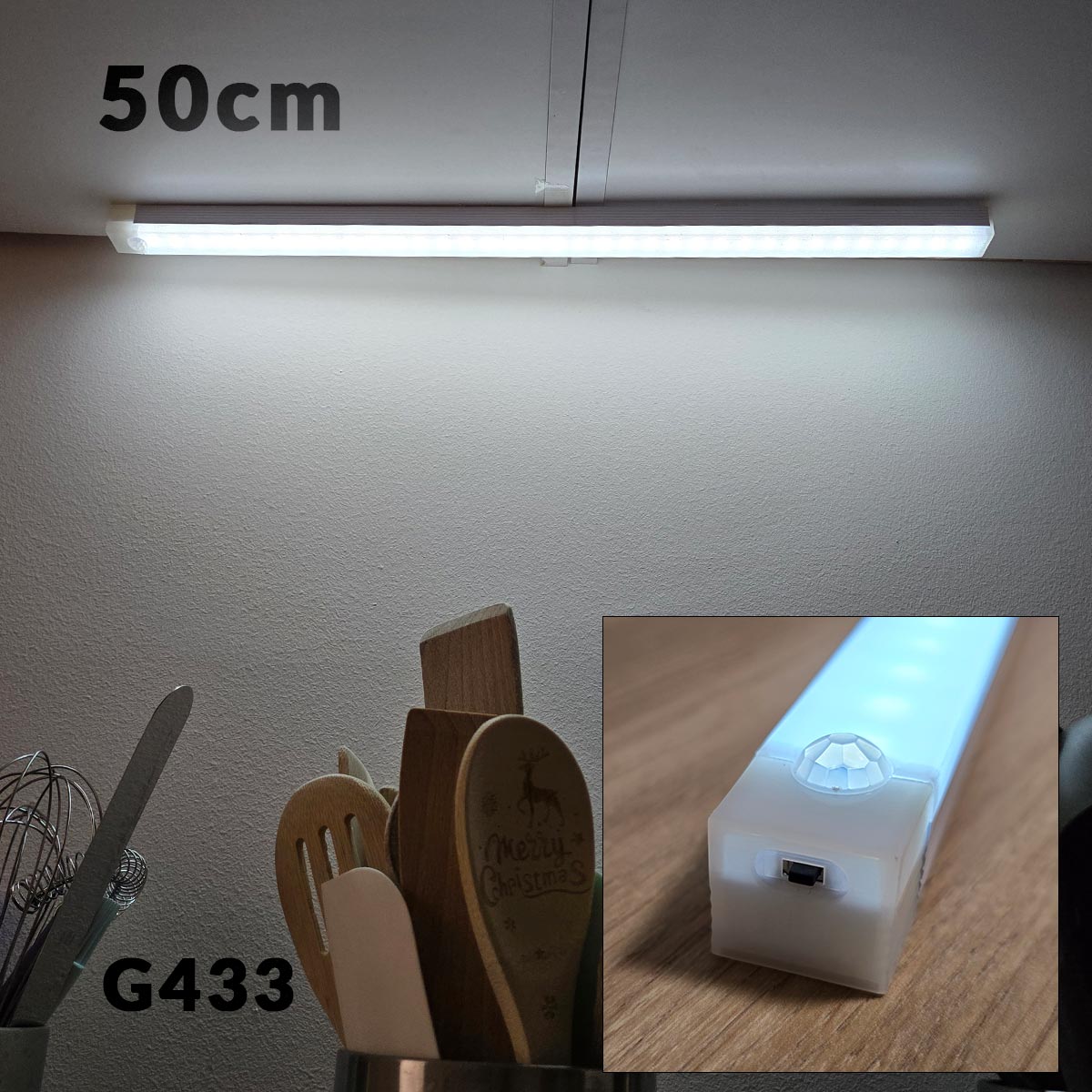 LED senzor kuhinjska rasvjeta 50cm G433 Front 1