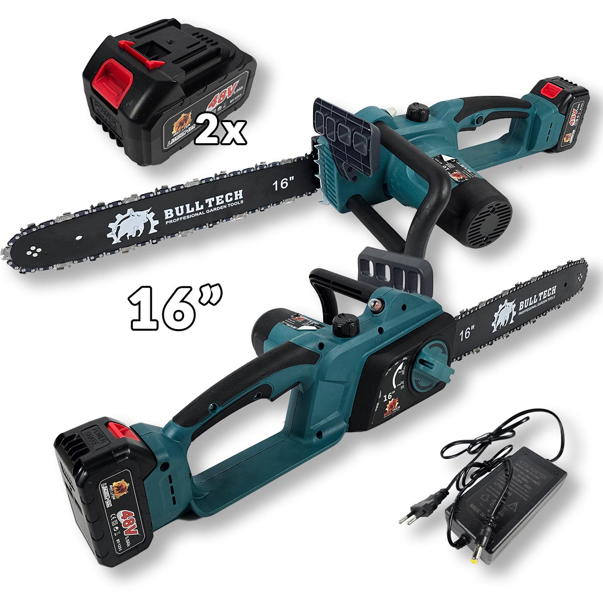 BullTech aku pila 16 inch PRO48V BT1251 Front 1