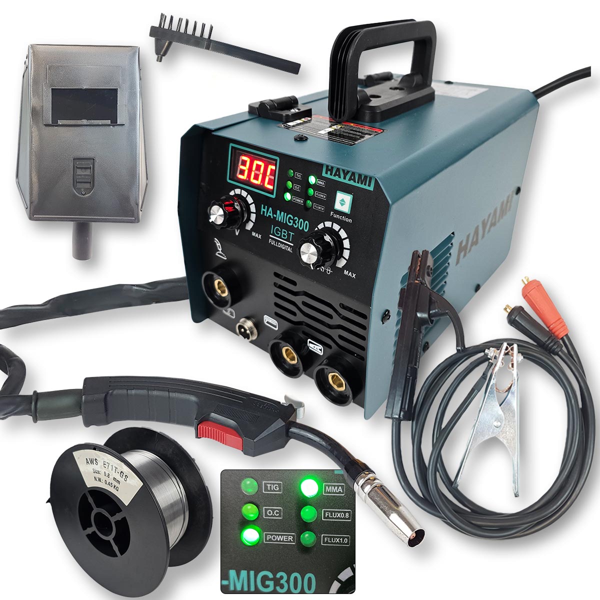 HAYAMI inverter MIG-MMA sa žicom Front 1