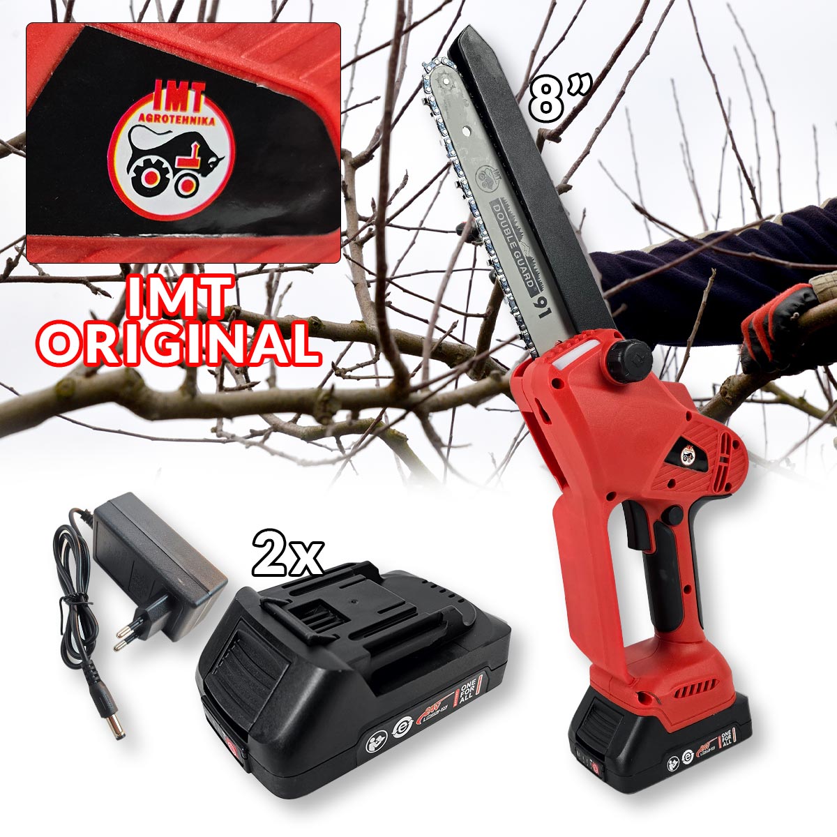 IMT Agrotehnika aku pila za orezivanje Front 1