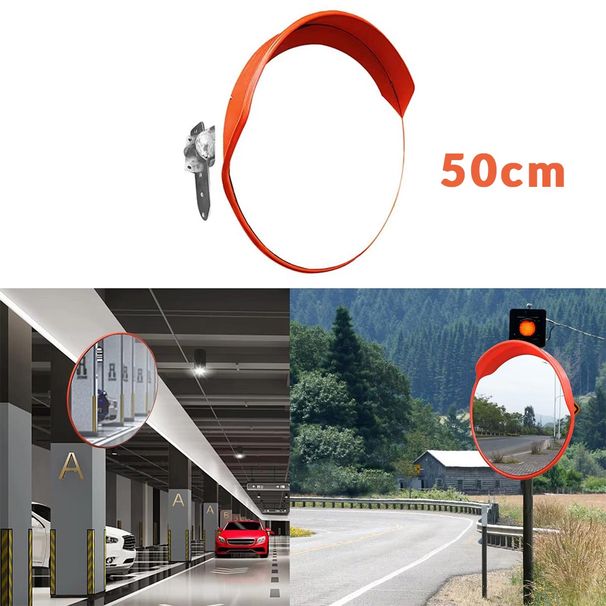 Konveksno ogledalo 50 cm Front 1