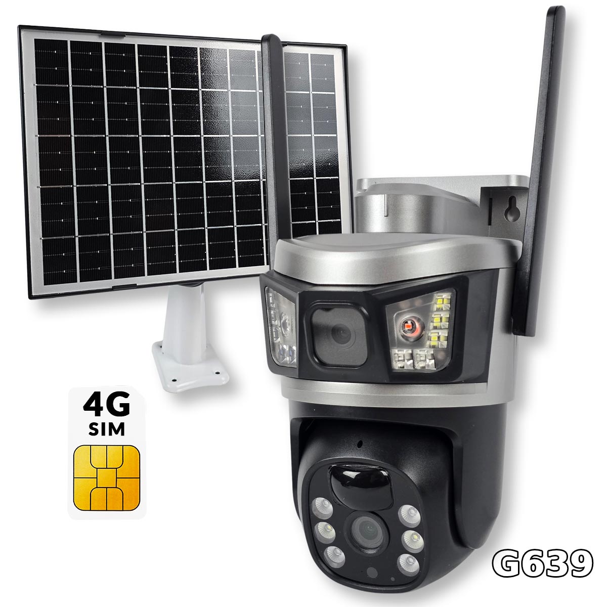 4G solarna kamera 2u1 G639 Front 1