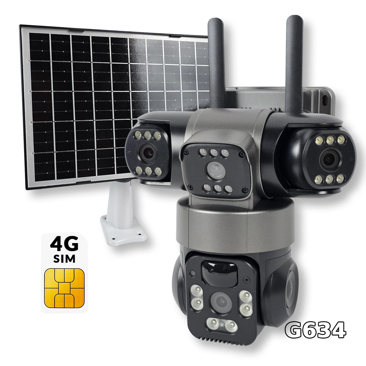 4G solarna kamera 4u1 G634 Front 1