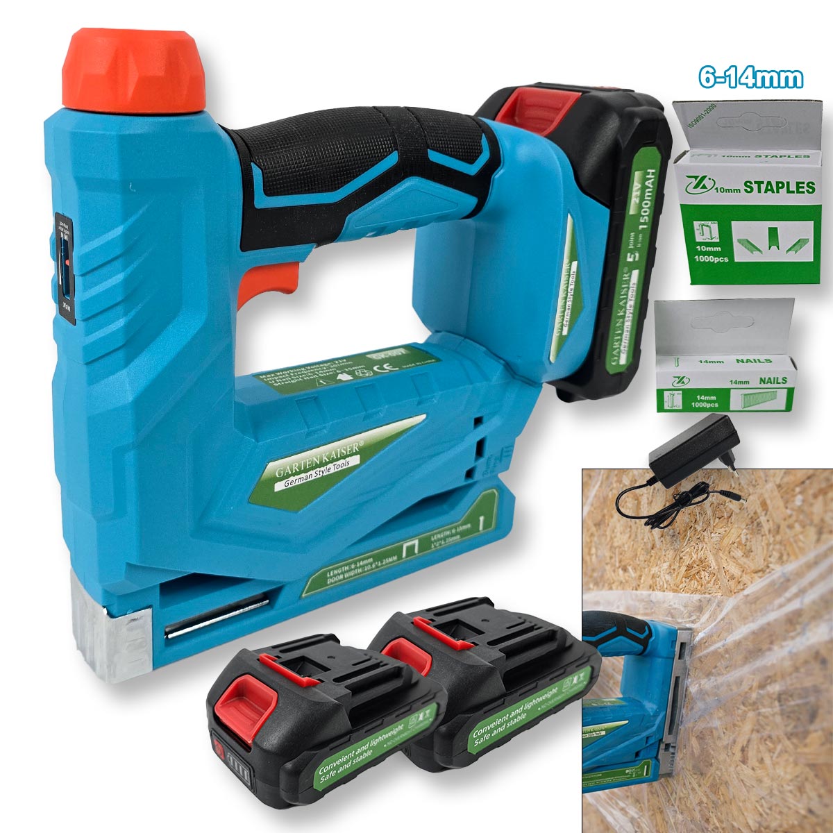 Aku klamerica i čavlerica 21V GK007 Front 1