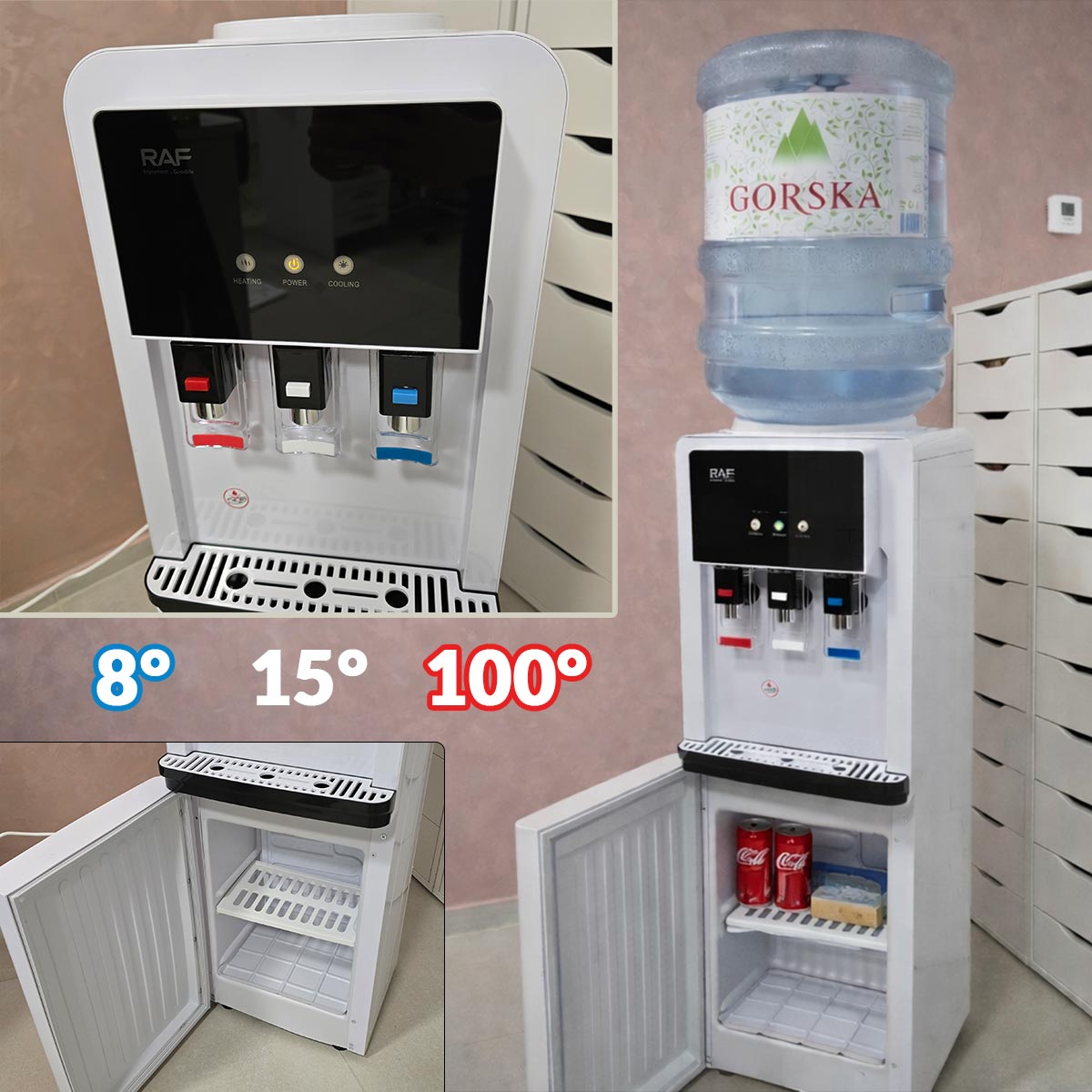 Aparat za vodu sa frižiderom Front 1