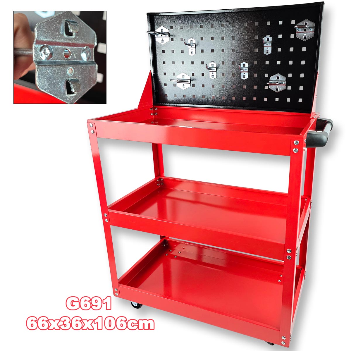 Metalna kolica za alat G691 Front 1