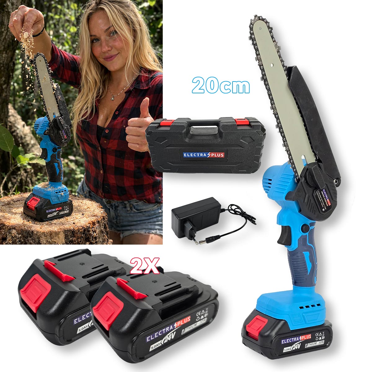 Electra Plus Aku Pila 20cm EL018 Front 1