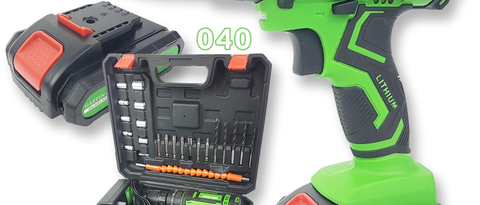 Garten Kaiser aku bušilica sa setom bitova 040_FRONT_1