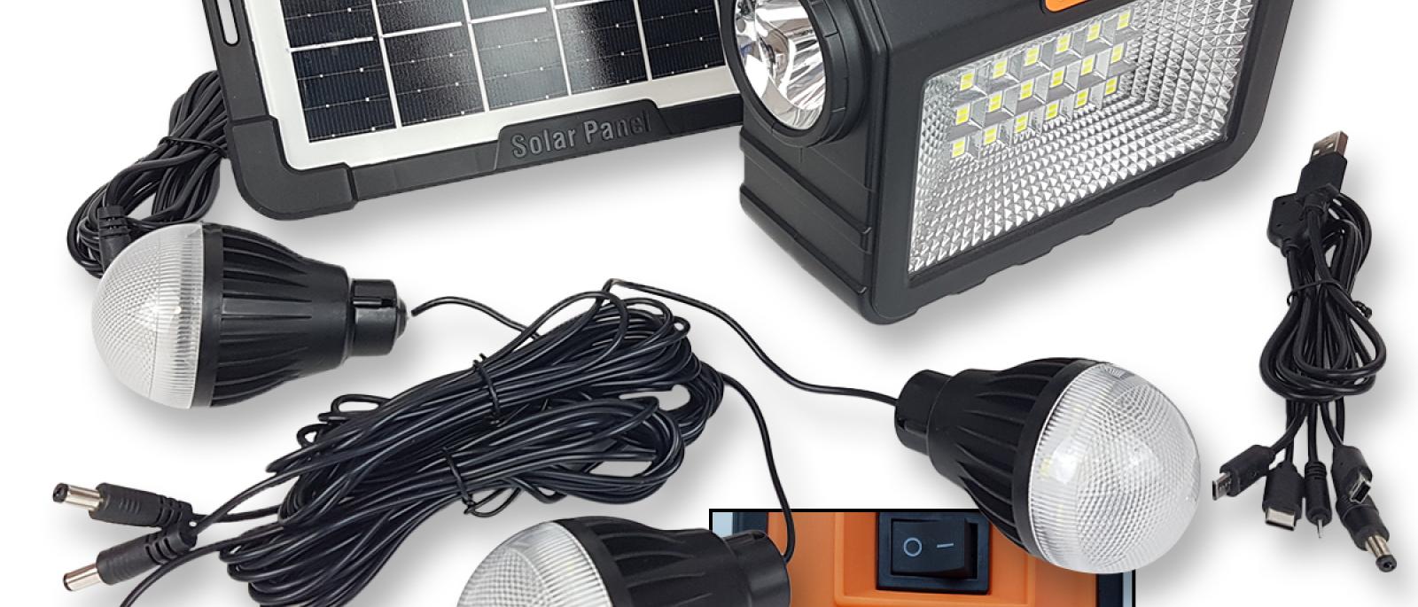 Solarna aku postaja sa 3 LED lampe GOL-087 Front 1_0