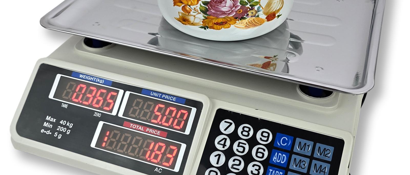 Digitalna trgovačka vaga 40kg Front 1