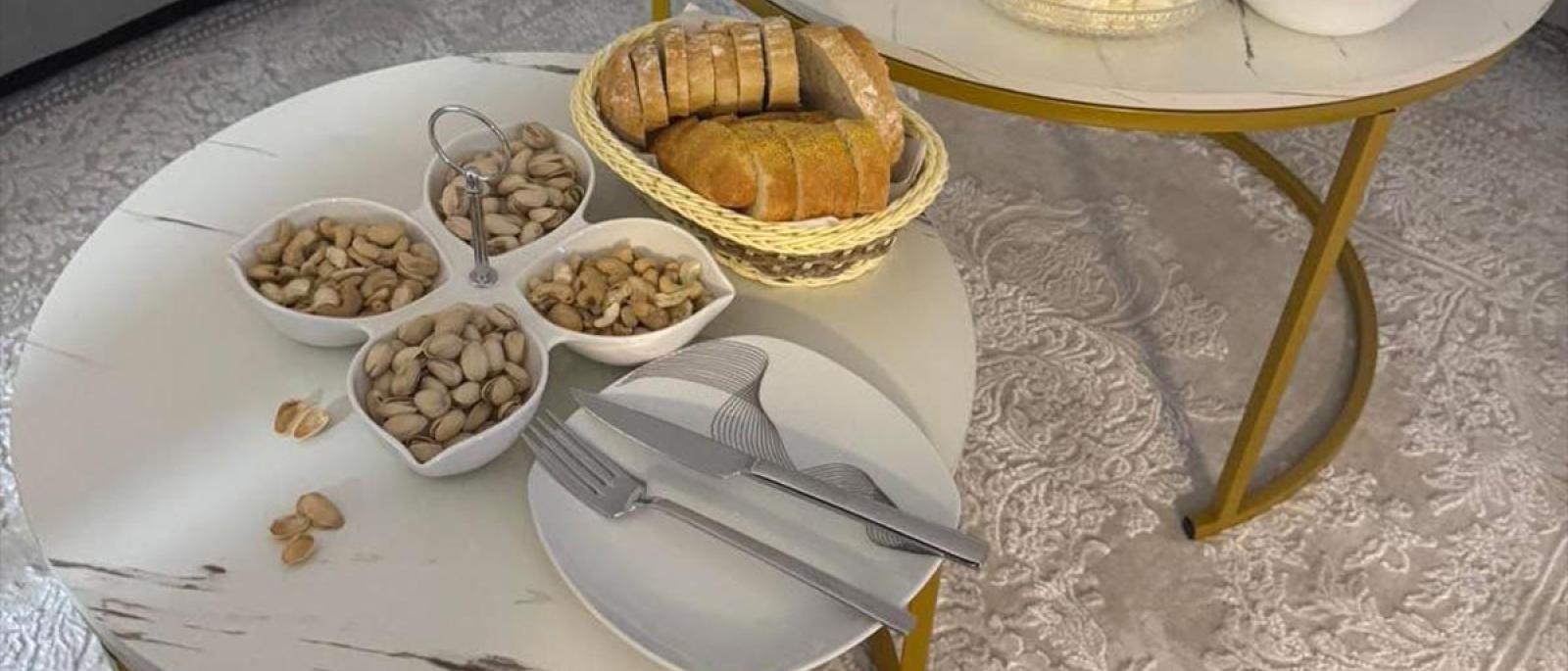 Set od 2 metalna stolića Front 1