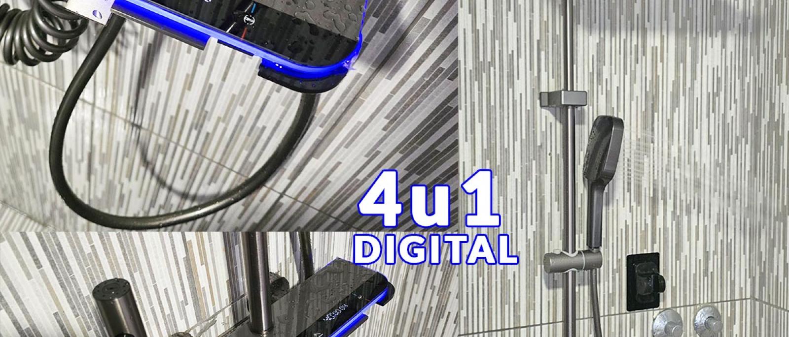 Digitalni tuš set za kupaonicu 4u1 Front 1