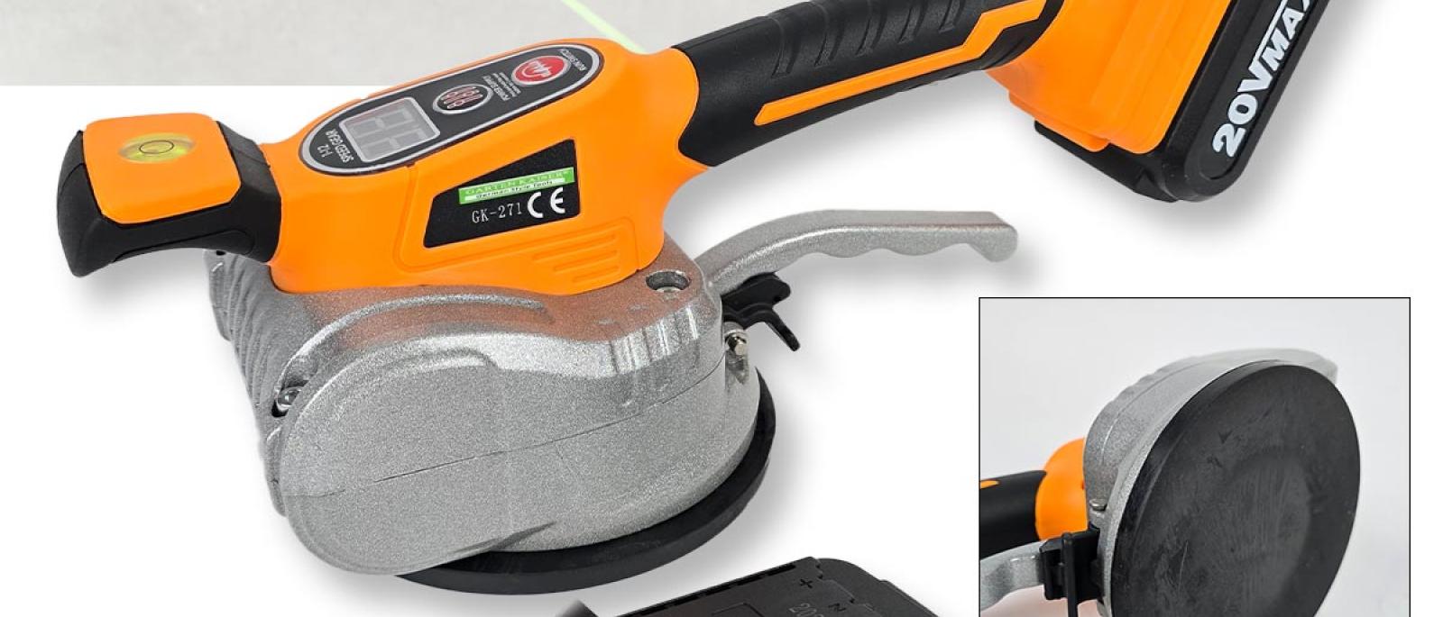 Vakuum vibro za pločice - 2 Baterije G271 Front 1