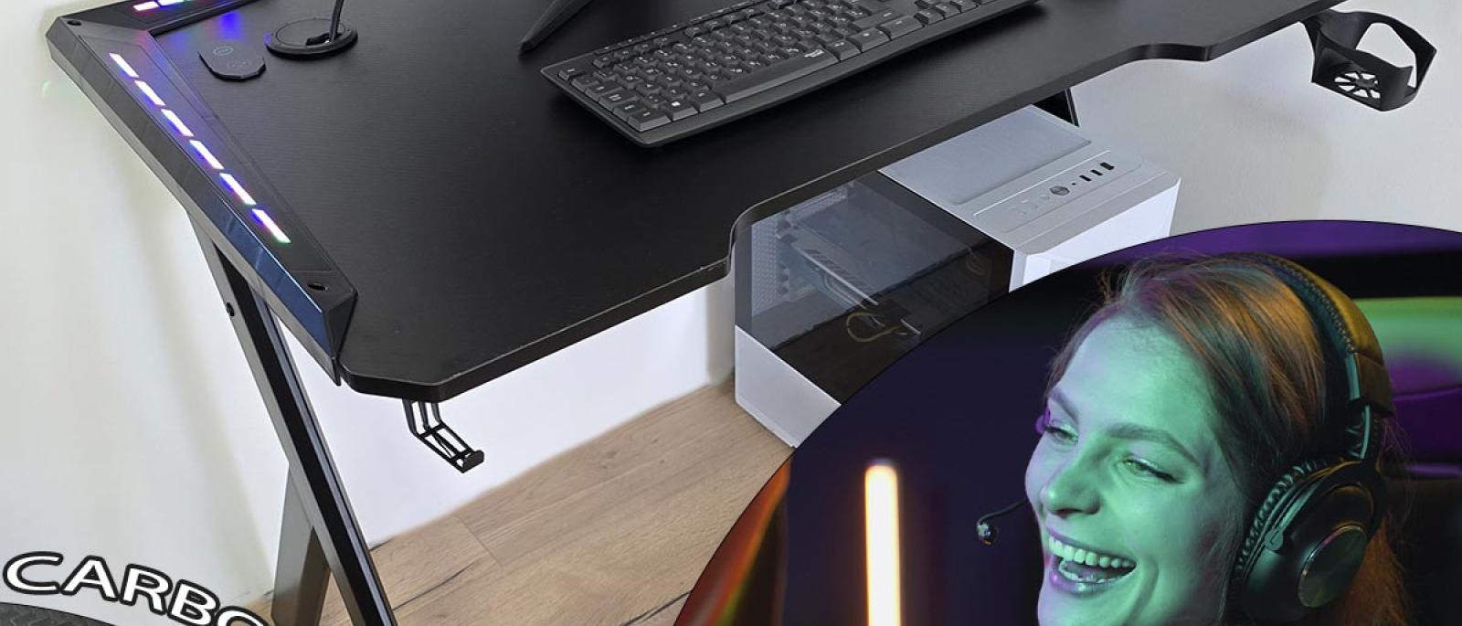 Gaming stol sa LED rasvjetom G580 Front 1