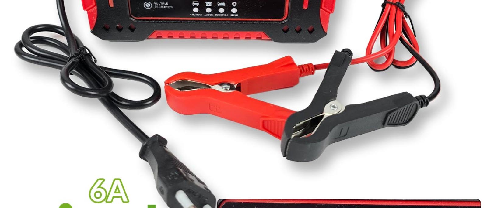 Punjač i regenerator za akumulator 6A 12V G568 Front 1