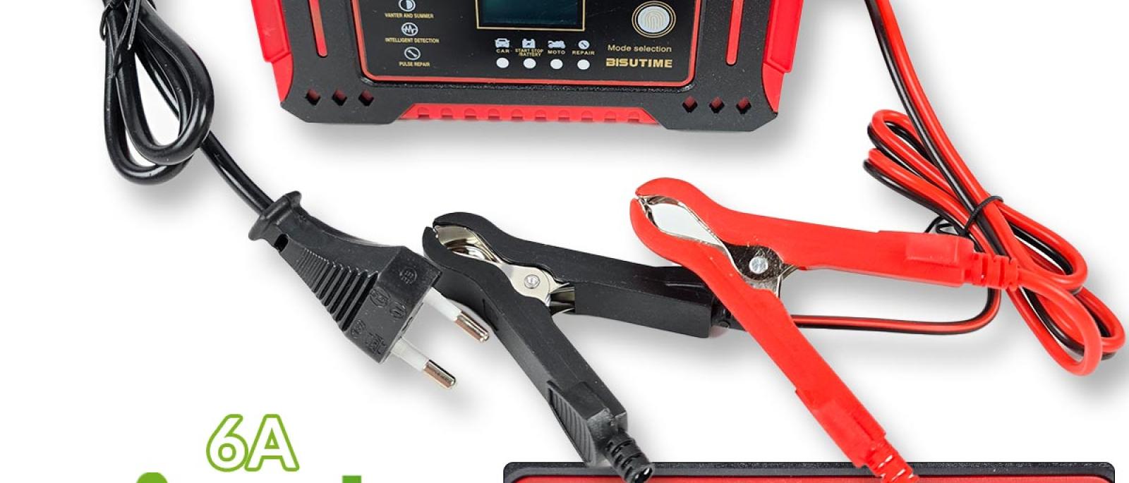 Punjač i regenerator za akumulator 6A 12V G572 Front 1