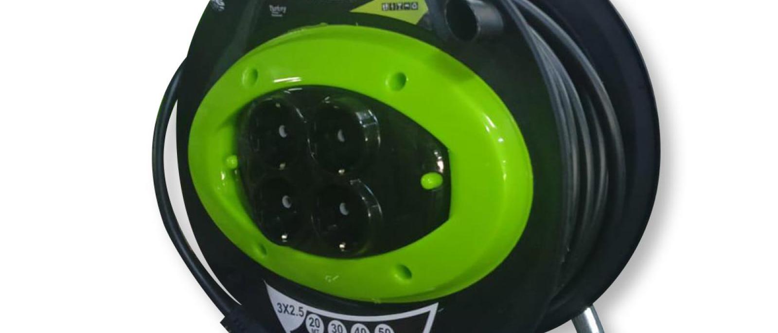 Ryodel produžni kabel na kolutu 50m Front 1