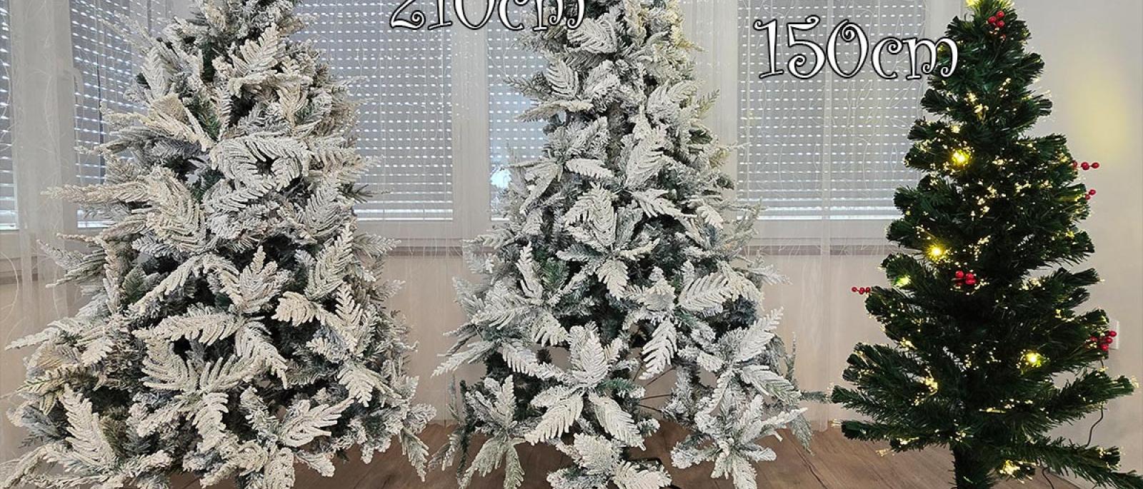 Umjetni Božićni Borovi - više modela Front 1