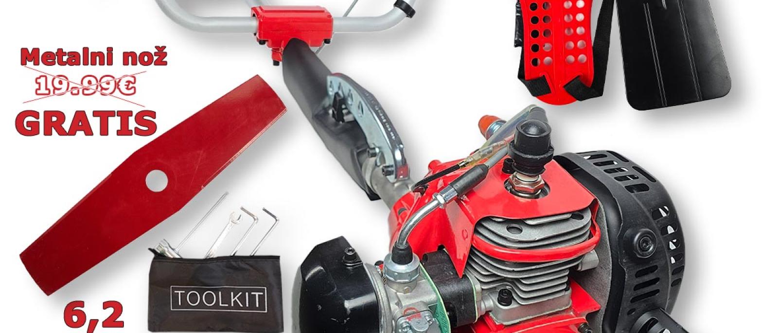 IMT Agrotehnika Trimer 6,2Ks B450 PRO Front 1