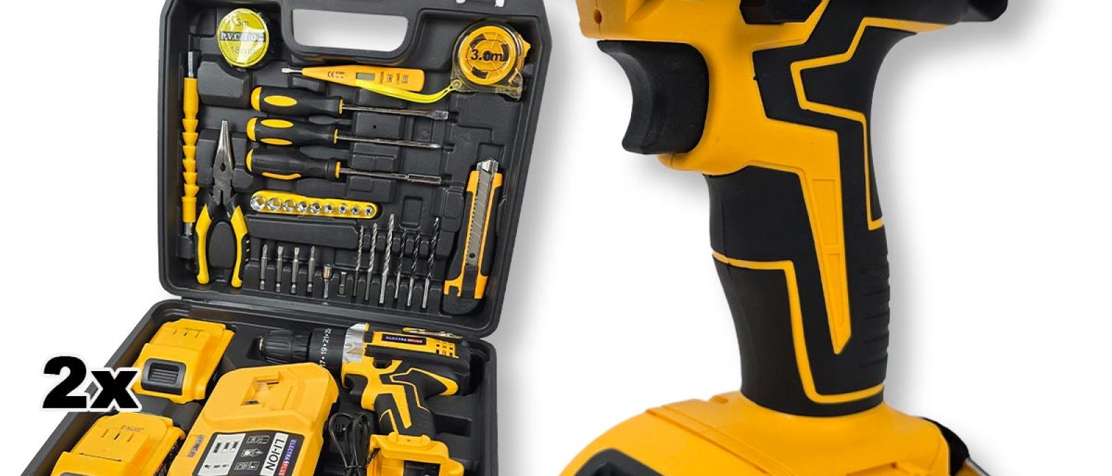 Electra aku bušilica 21V sa setom alata EL011 Front 1