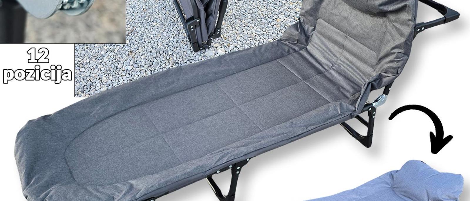 Sklopiva ležaljka i krevet 2u1 G655 Front 1