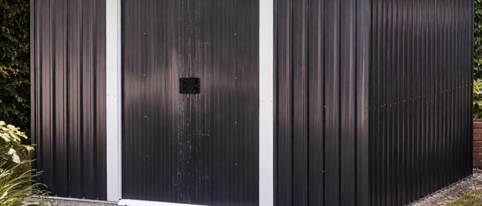 Vrtna metalna kućica 312x257x192cm YB1008 Front 1