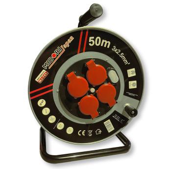 Produžni kabel na kolutu 50m Midori Japan 741 Front 1