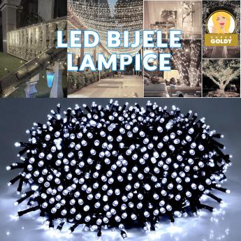 Božićne lampice 2023 Bijele