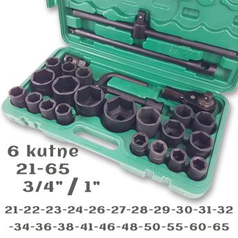 XXL kamionske gedore 26 dijelni set 21-65mm Front 1