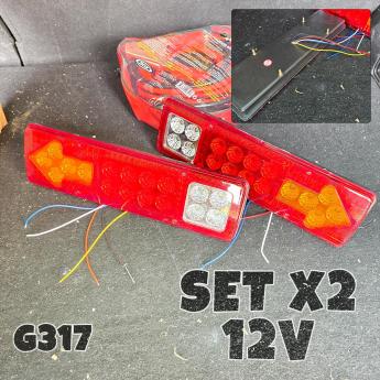 LED svijetlo za automobile - farovi SET 2x G317 Front 1
