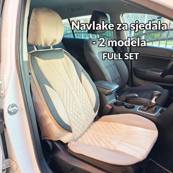 Navlake za sjedala FULL SET Front 1