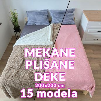 Mekane plišane deke - 15 modela Front 1