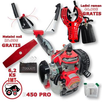 IMT Agrotehnika Trimer 6,2Ks B450 PRO Front 1