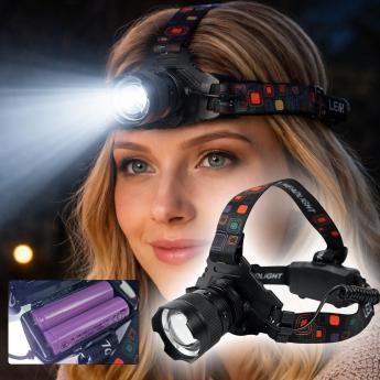 XXL LED naglavna svjetiljka G645 Front 1