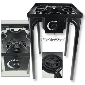 Plinski plamenik sa nogicama - Jednostruki G688 Front 1