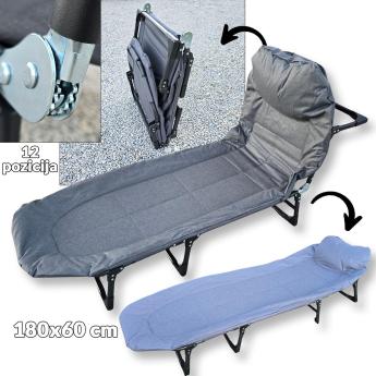 Sklopiva ležaljka i krevet 2u1 G655 Front 1