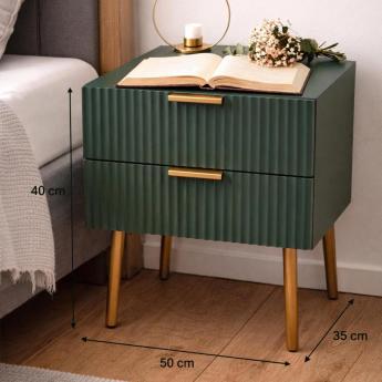 Kućni noćni ormarić s 2 ladice G748